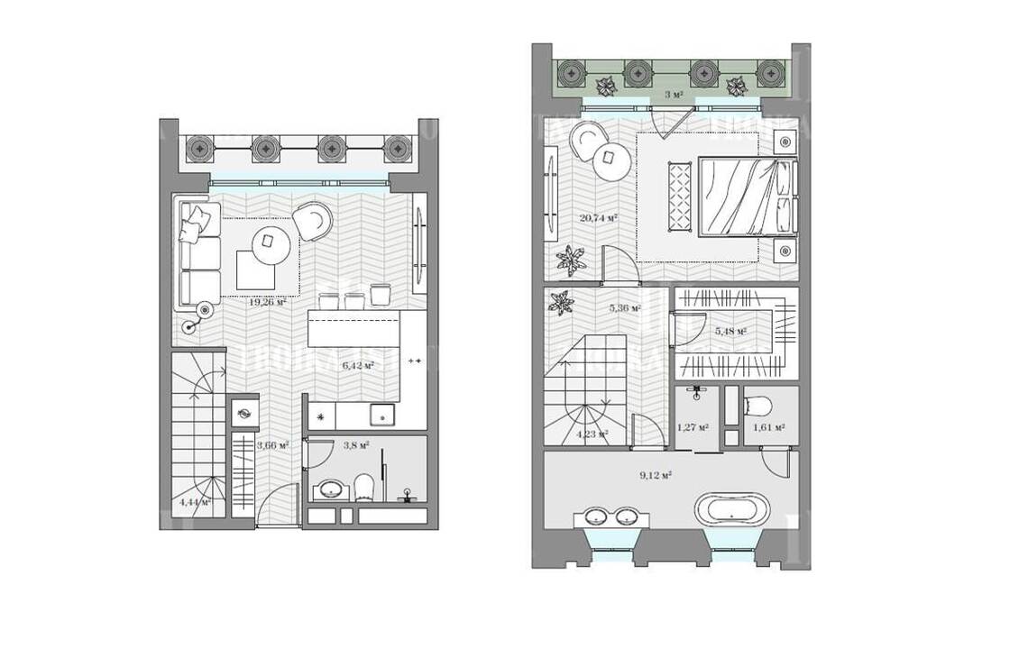 Купить  Апартаменты без отделки Кузнецкий Мост 12/3с1 метро Кузнецкий мост