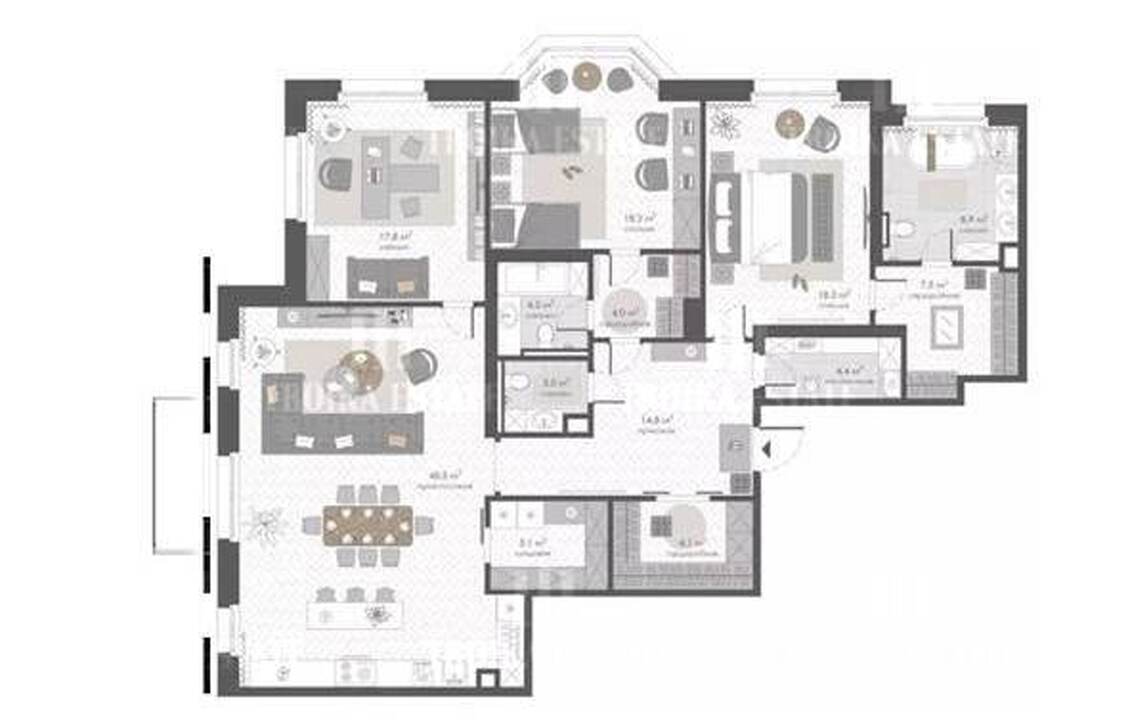 Купить  Квартиру без отделки 1-й Тружеников пер-к 12 метро Фрунзенская