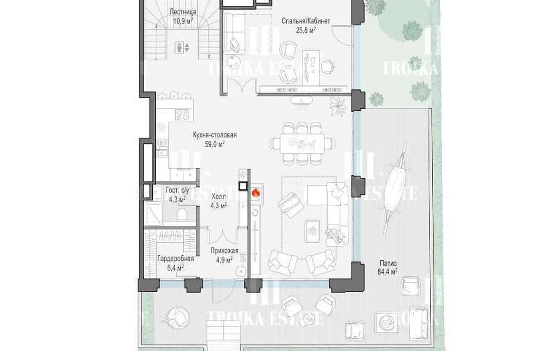 Купить   без отделки 3-й Обыденский пер-к 1с1 метро Кропоткинская