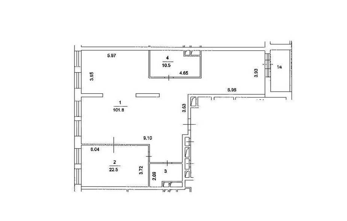 Купить  Квартиру без отделки Казарменный пер-к 3 метро Чистые пруды